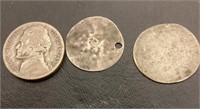 3 misc coins