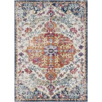 Demeter Ivory 5 ft. X 7 ft. Abstract Area Rug