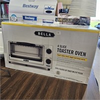 NEW Bella 4 Slice Toaster Oven