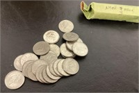 Roll of Canadian dimes