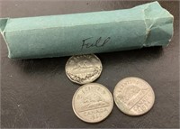 $2 roll of Canadian nickels