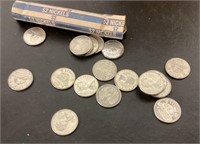 Roll of Canadian nickels