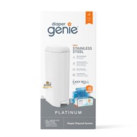 Diaper Genie Pail  Durable Stainless Steel