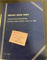 Indian Head cent collector book