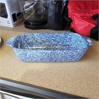 Vintage Ceramic Speckled Loaf Pan