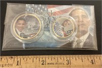 Obama commemorative coin set