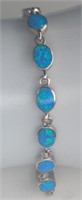 Sterling Inlaid Opal Tennis Bracelet
Beautiful