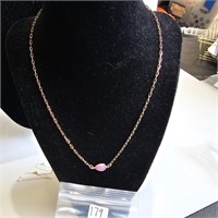 Danty Pink Druzy Stone Fashion Necklace