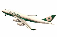20 inch Eva airline 747  length 20x21x8