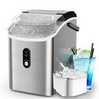 Kndko Nugget Ice Maker with Handle,33lbs/Day, Prod