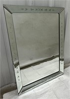 (I) Rectangular Decorative Wall Hang Mirror With