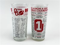 1985, 1986 OU Sooners Oklahoma Football Champs