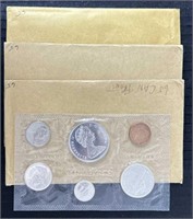 (A) 3-1965 Canadian Proof Set. 80% Silver.