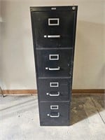 Black filing cabinet 4 drawer