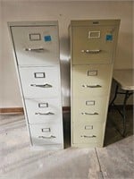 Pair of filing cabinets 4 drawer