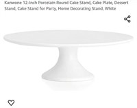 MSRP $32 12 Inch Porcelain Cake Stand