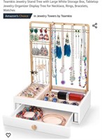 MSRP $25 Jewelry Stand Tree Box