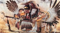 CRAZY HORSE Litho Pencil Signed Michael Gentry