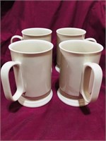 Vintage Elite Couture Tall Coffee Tea Mugs Set