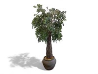 88inch Faux Ficus Tree in Planter
