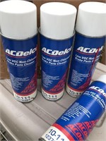 4 Acdeelco 15OZ  brake parts cleaner cans