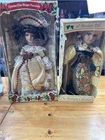 2 Vintage Dolls Damaged Boxes