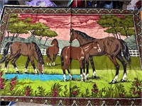 Vintage Horse Wall Tapestry