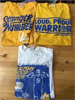 Golden State Warriors T-shirt Lot 2 See Pics