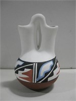 8" Signed L. Toya New Mexico Pottery