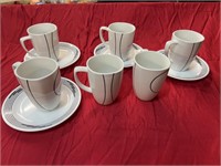 CORELLE porcelain coordinates cups and plates