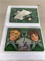 (24) st. Patrick's Day vintage postcards cards