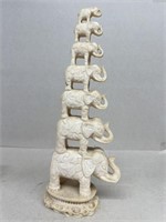Elephant resin statue 15 inches tall