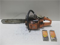 Chainsaw 240S W/Two Chains Has Compression