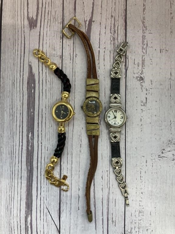 Lot of 3 Vintage Women’s Watches: Chic and 2