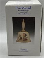 Vintage M.J. Hummel by Goebel Annual Bell 1992