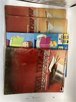 Vintage Lot of 4 Grade 3 Schooling Workbooks All
