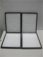 Four  12.25"x 16" Display Trays