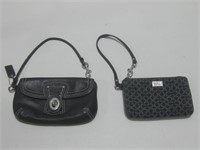 Two Coach Bags Largest 4.25"x 7"