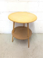 Shelf table round 19-3/4" diameter