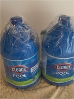 Lot of 2 Clorox Pool & Spa 128oz Algaecide HB100