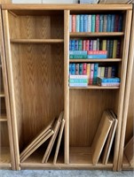Oak Bookshelf - Shelving Only