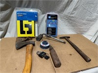 Tool Lot and Stencils, Axe
