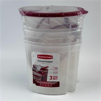Rubbermaid 3-Pack Cereal Keeper Containers