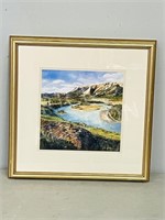 watercolor - Mountain Wilderness by Grace Shandera