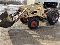 1961 case 430/440L tractor with loader