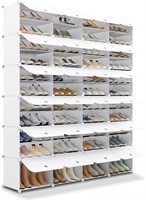 $120  MAGINELS Shoe Rack  Plastic  White