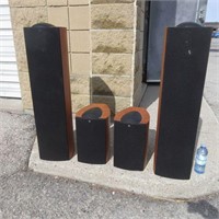4 KEF Audio Q Series Speakers