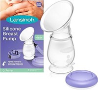Lansinoh Silicone Breast Pump for Breastfeeding w