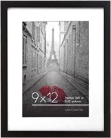 Americanflat 9x12 Picture Frame in Black - Use as