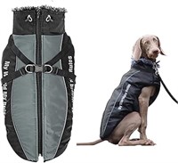 Dimerryi Dog Winter Jacket Reflective Waterproof W